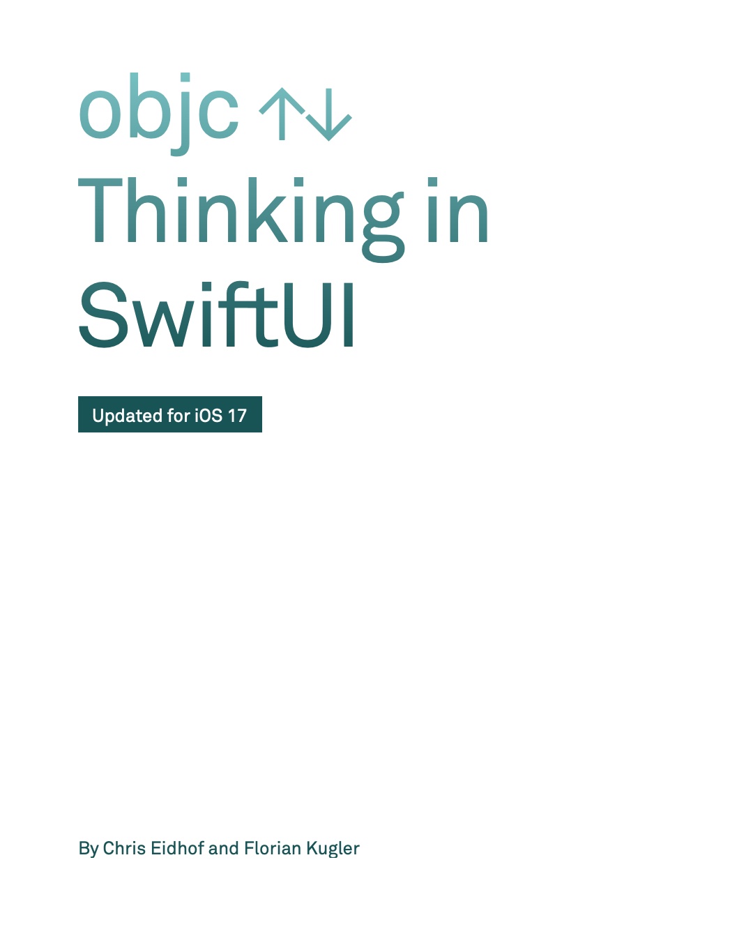 Thinking in SwiftUI iOS 17 개정판 표지