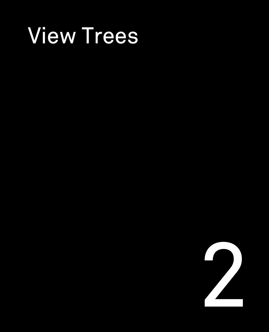 원문 7쪽: View Trees 장 표지